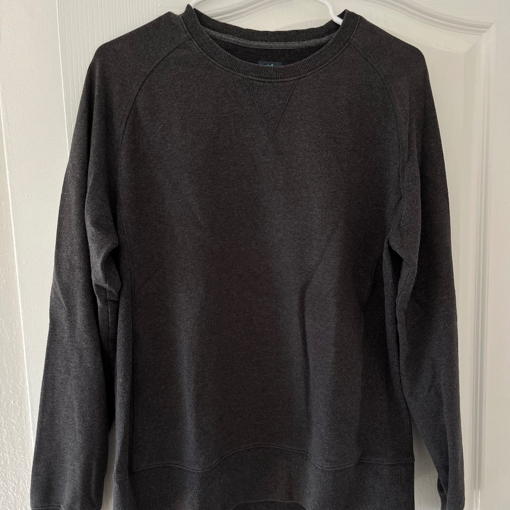 Myles Apparel Men's Everyday Crew Sweatshirt (Charcoal Granite Gray) - Medium